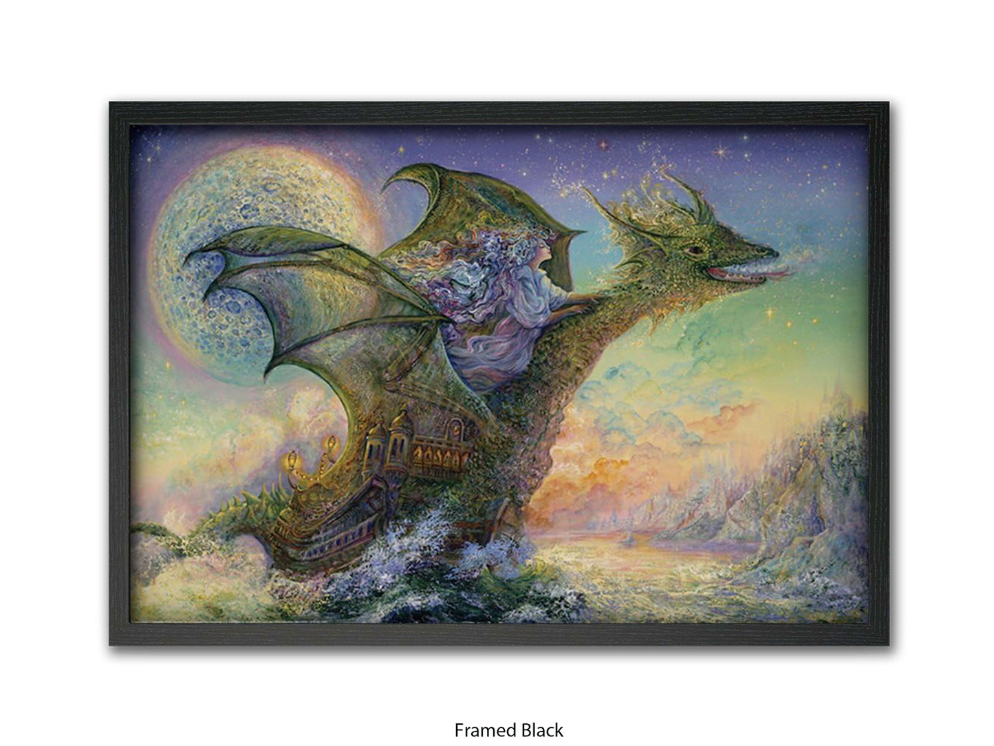 Dragon Ship - Josephine Wall Poster