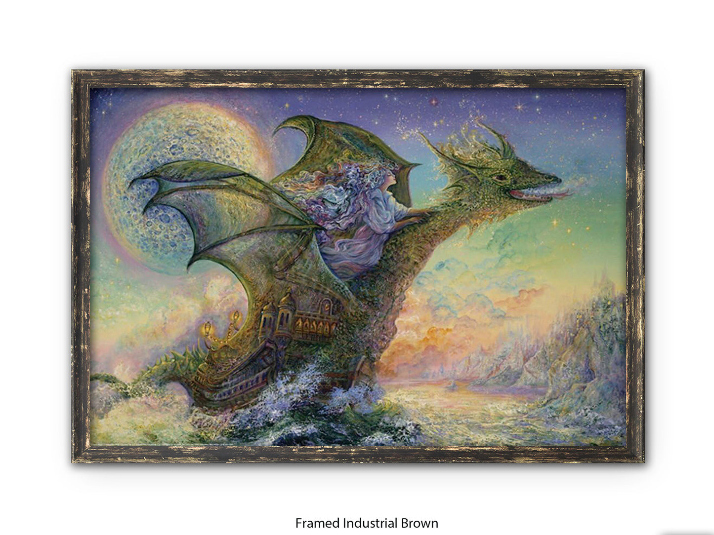 Dragon Ship - Josephine Wall Poster