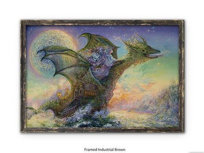 Dragon Ship - Josephine Wall Poster