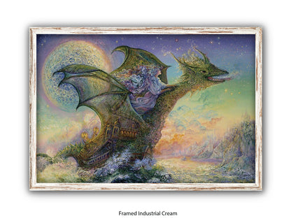 Dragon Ship - Josephine Wall Poster
