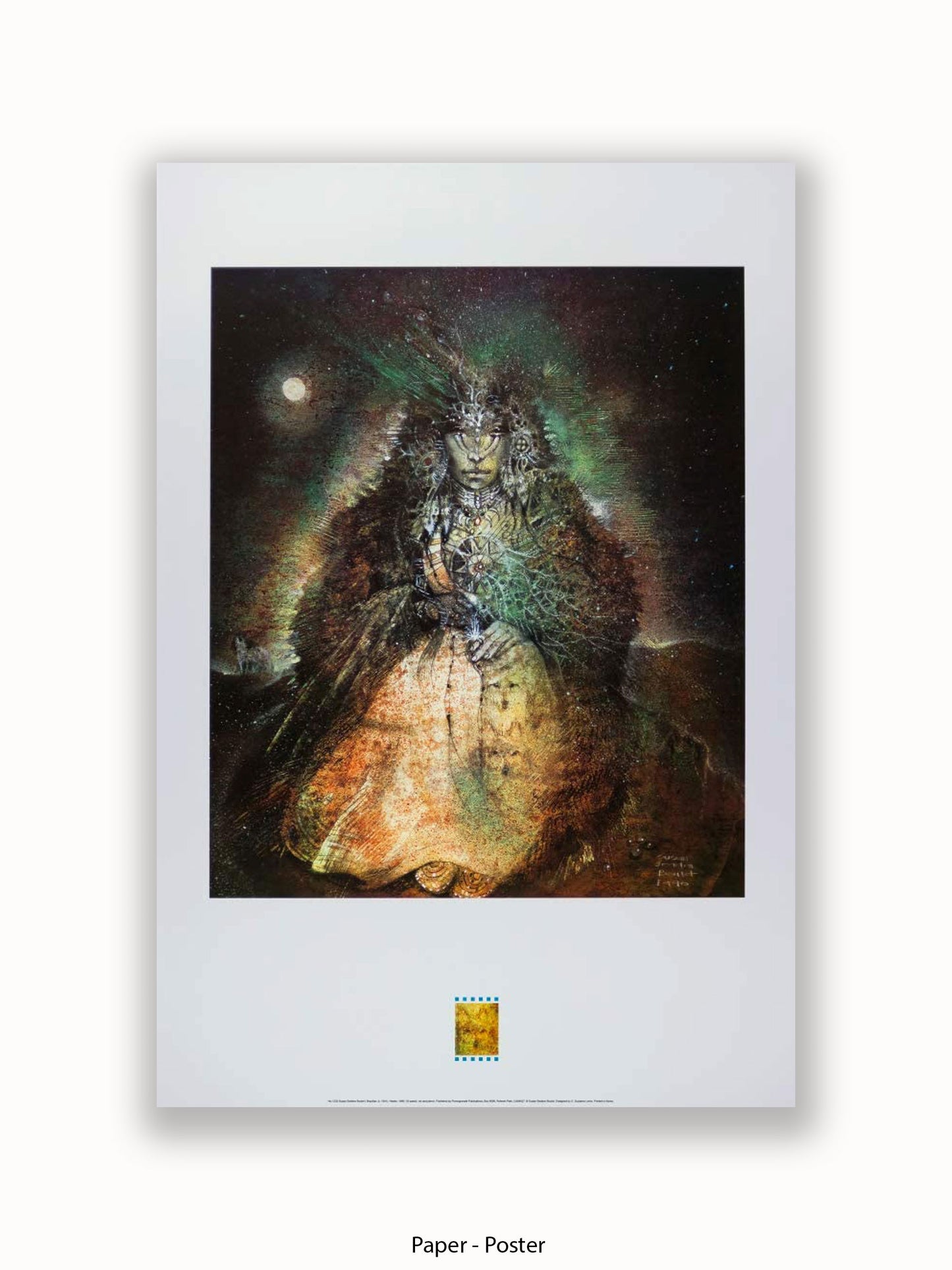 Susan Seddon Boulet Healer 1990 Buffalo Poster