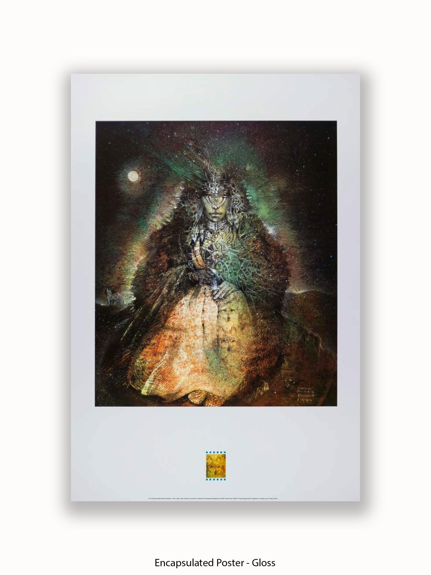 Susan Seddon Boulet Healer 1990 Buffalo Poster