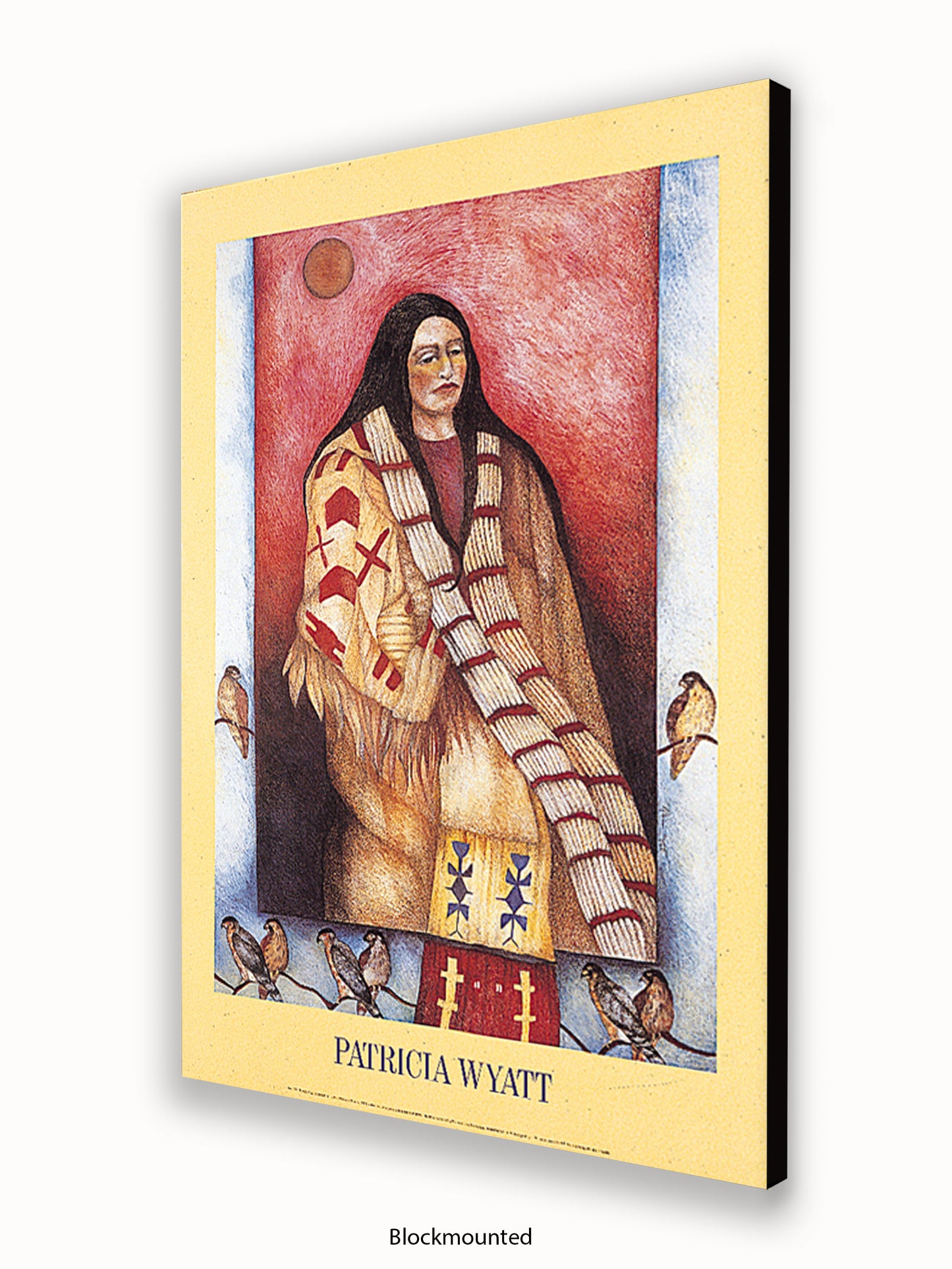 Native American Indian Patricia Wyatt Grey Hawk Dreamer Poster