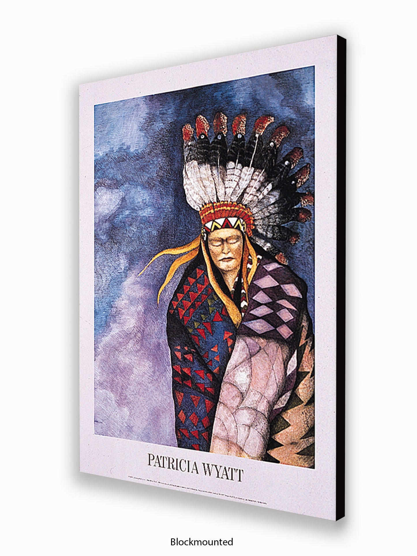 Native American Indian Patricia Wyatt Blanket Spirits Poster