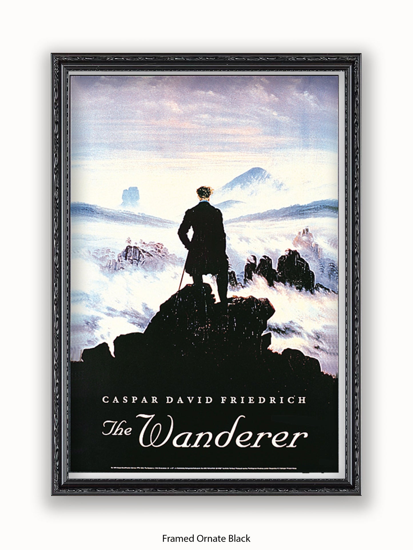 Wanderer Caspar David Friedich Poster