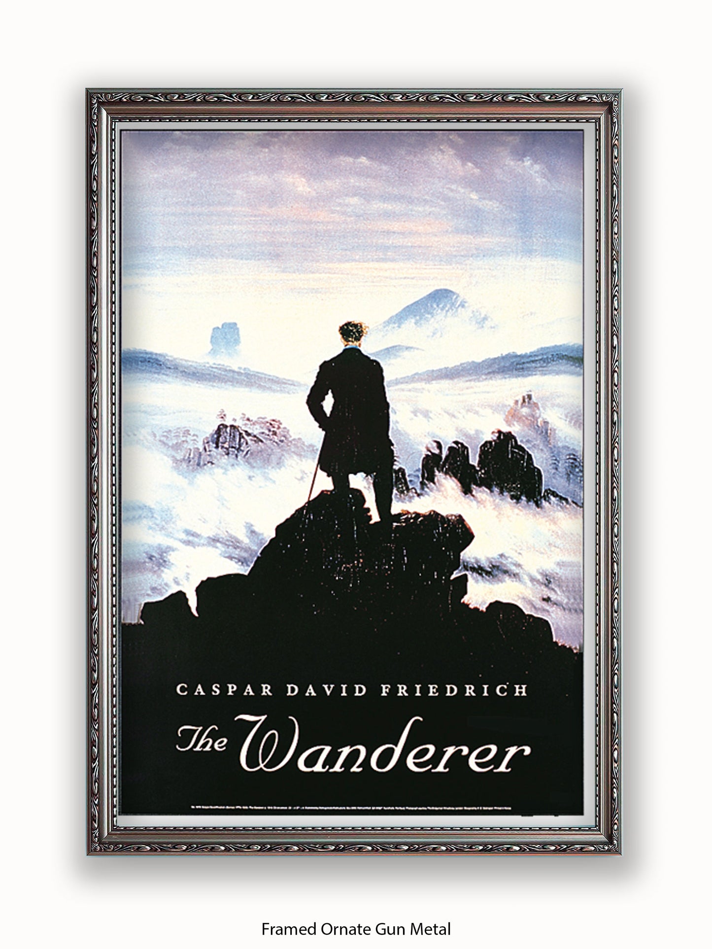 Wanderer Caspar David Friedich Poster