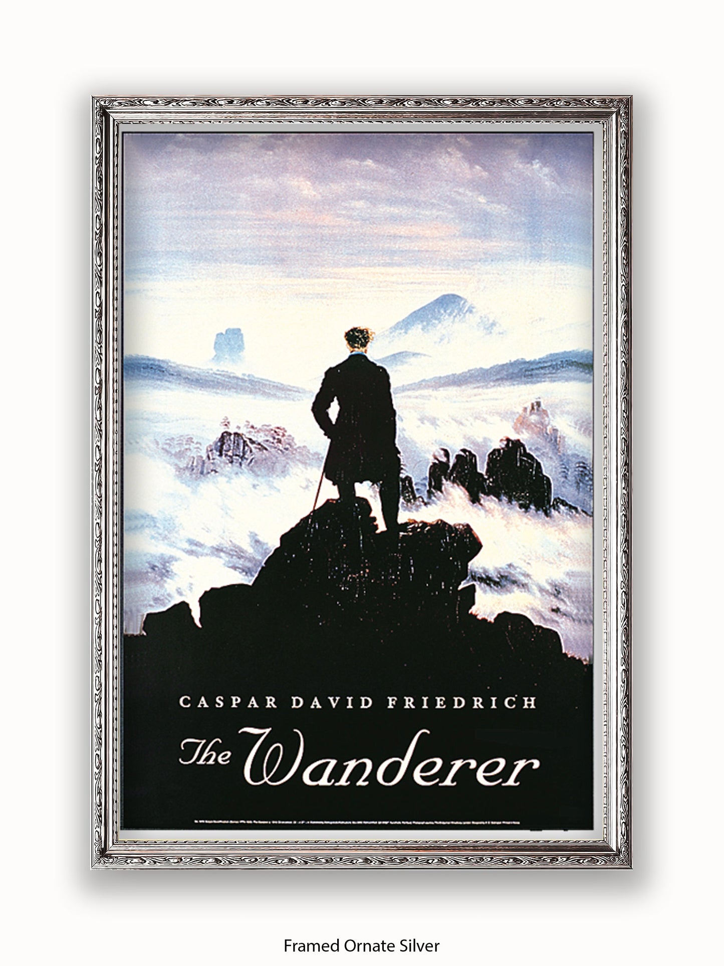 Wanderer Caspar David Friedich Poster