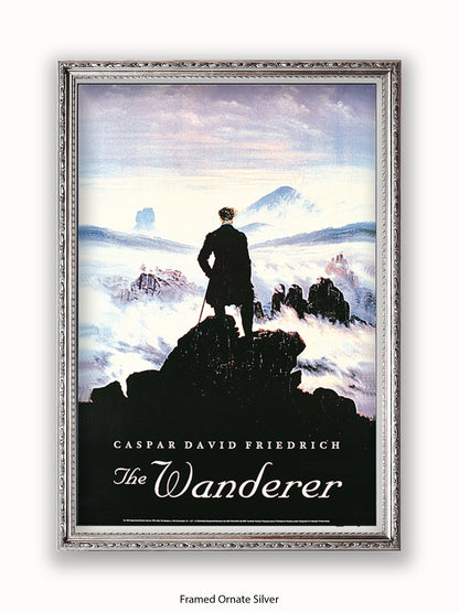 Wanderer Caspar David Friedich Poster