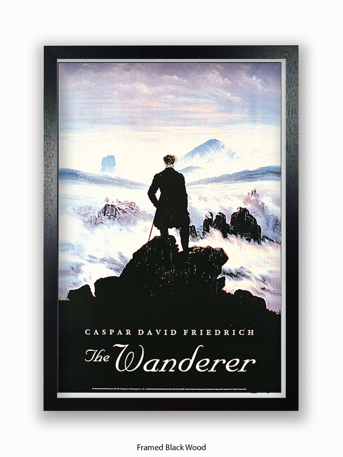 Wanderer Caspar David Friedich Poster