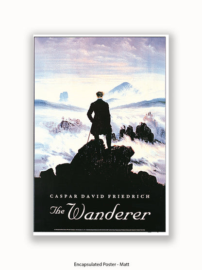 Wanderer Caspar David Friedich Poster