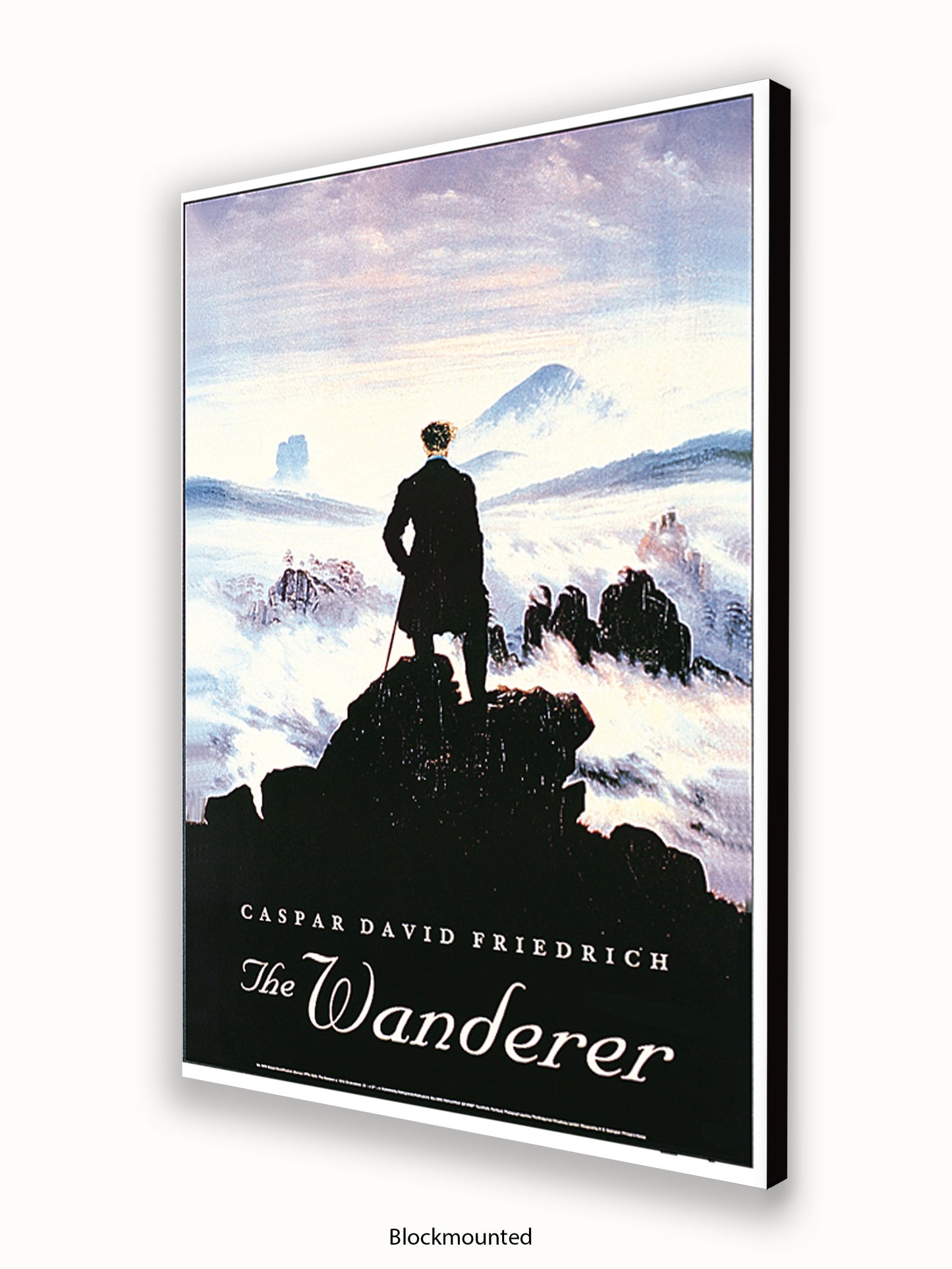 Wanderer Caspar David Friedich Poster