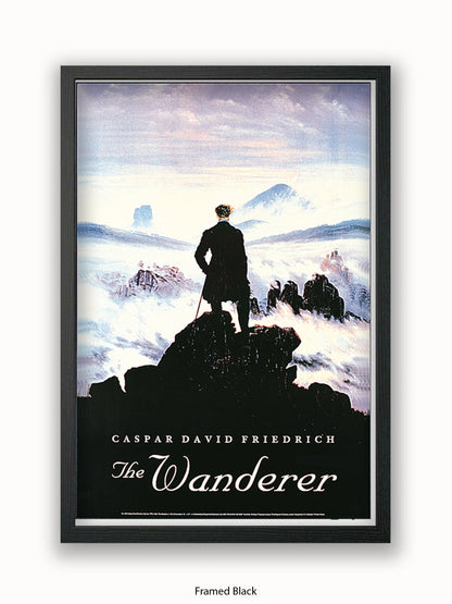 Wanderer Caspar David Friedich Poster