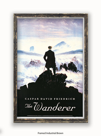 Wanderer Caspar David Friedich Poster