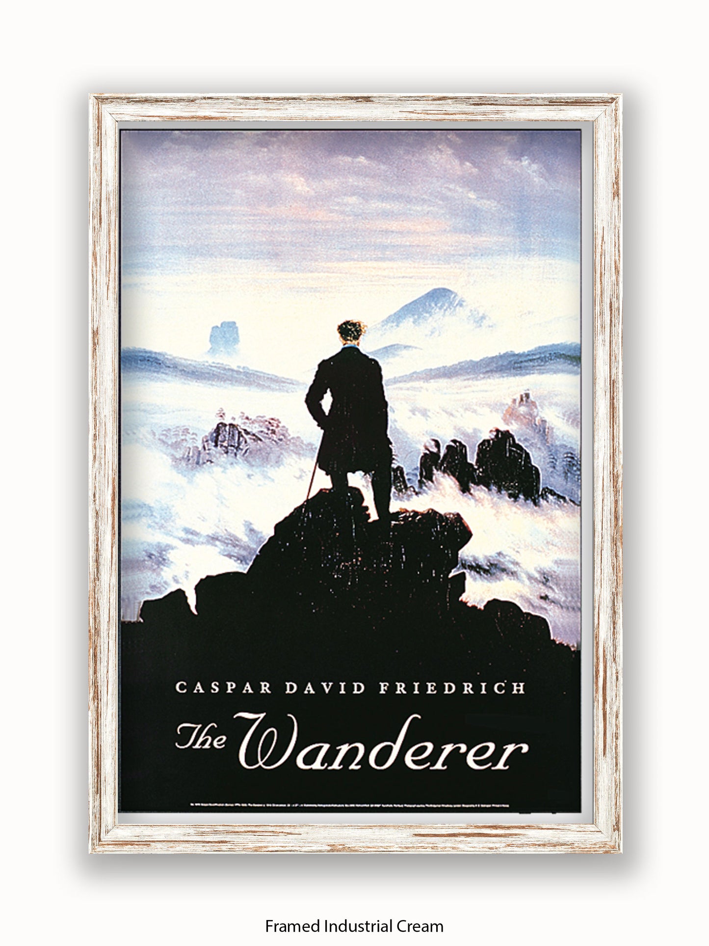 Wanderer Caspar David Friedich Poster