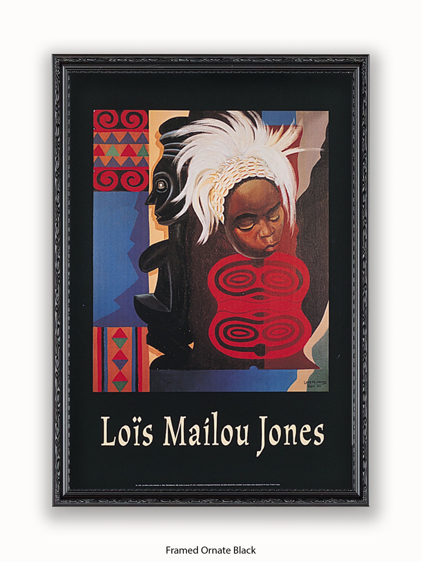 Lois Mailou Jones Petite Ballerina African Mask Poster