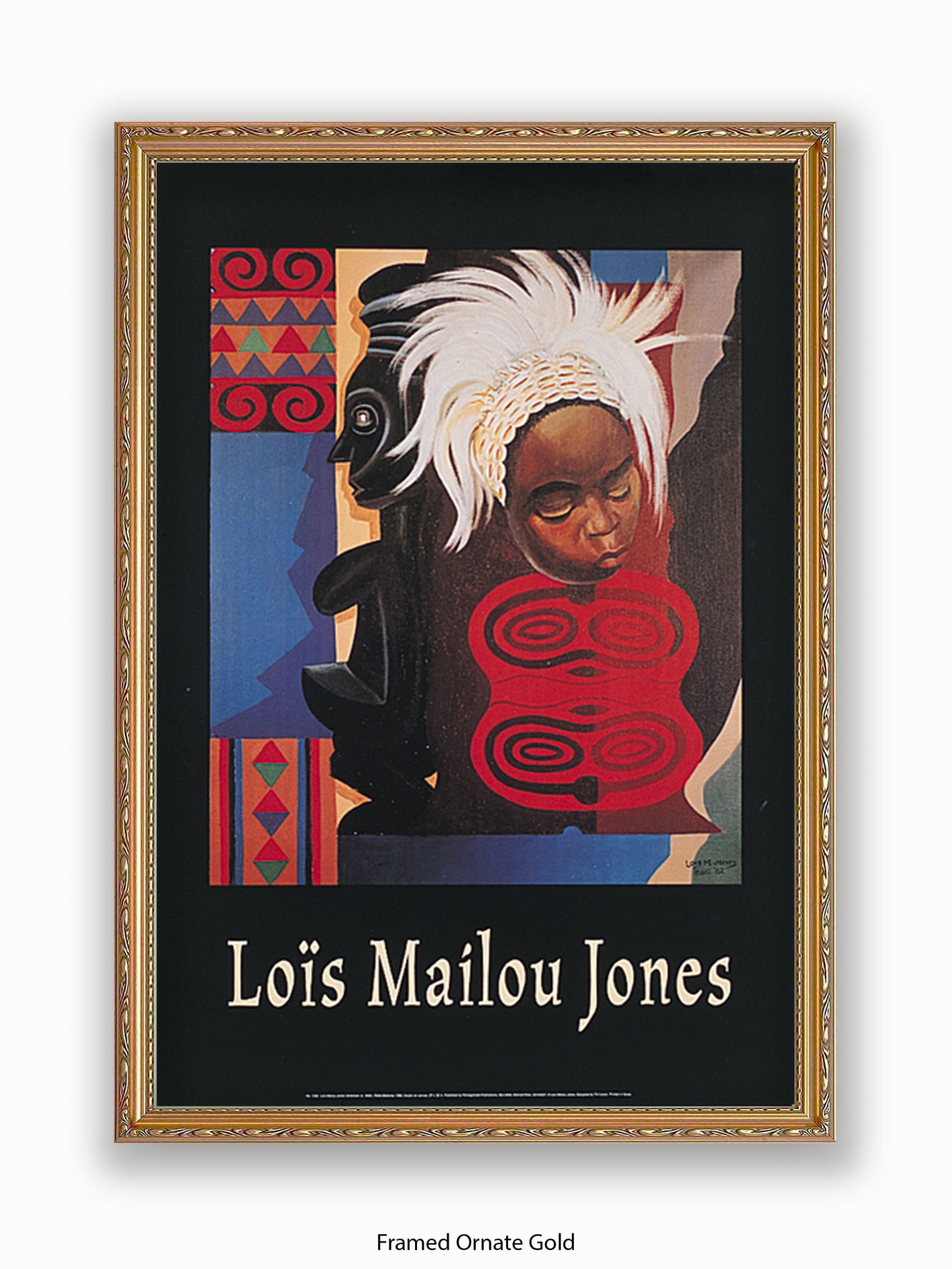 Lois Mailou Jones Petite Ballerina African Mask Poster