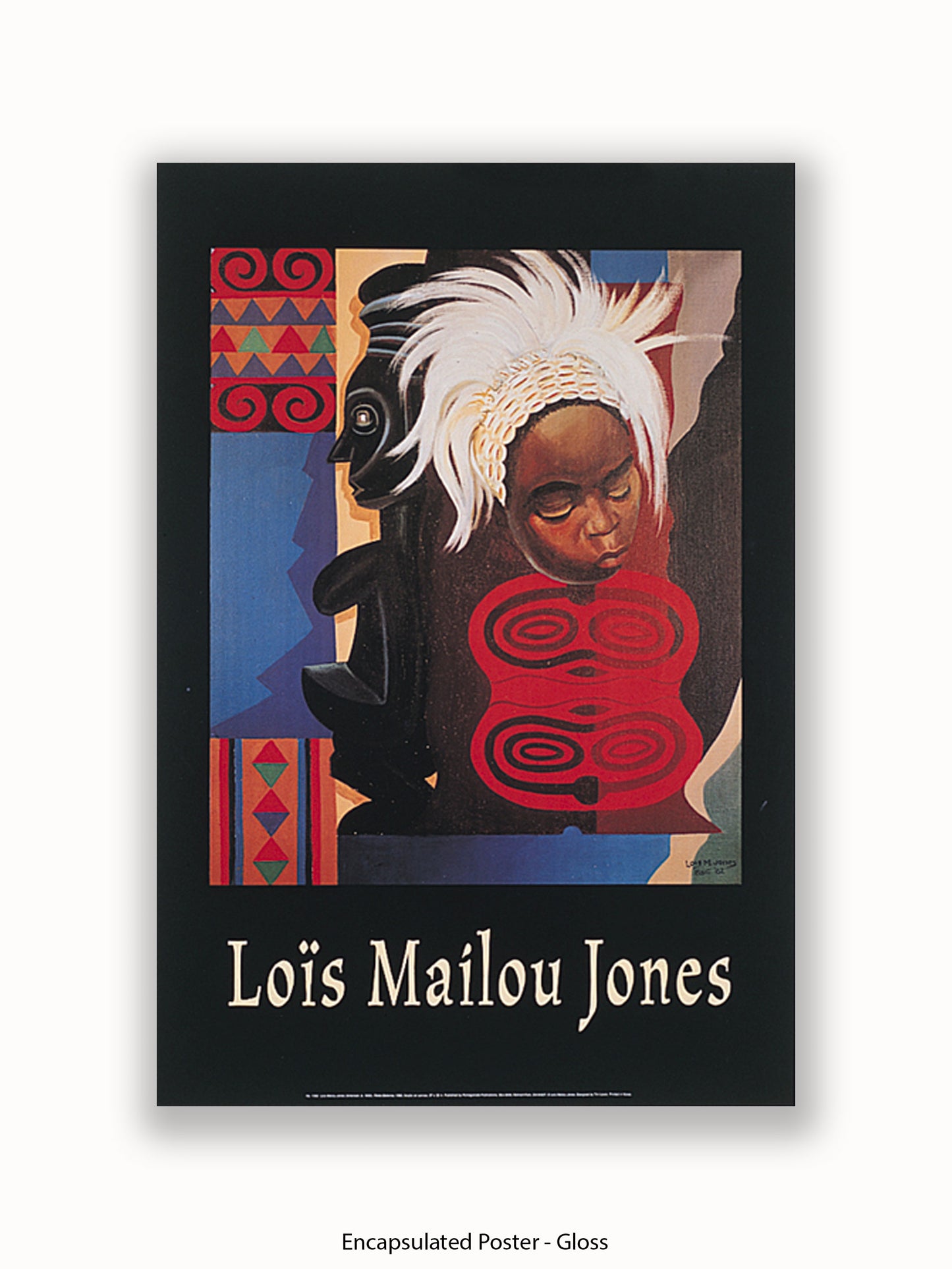 Lois Mailou Jones Petite Ballerina African Mask Poster