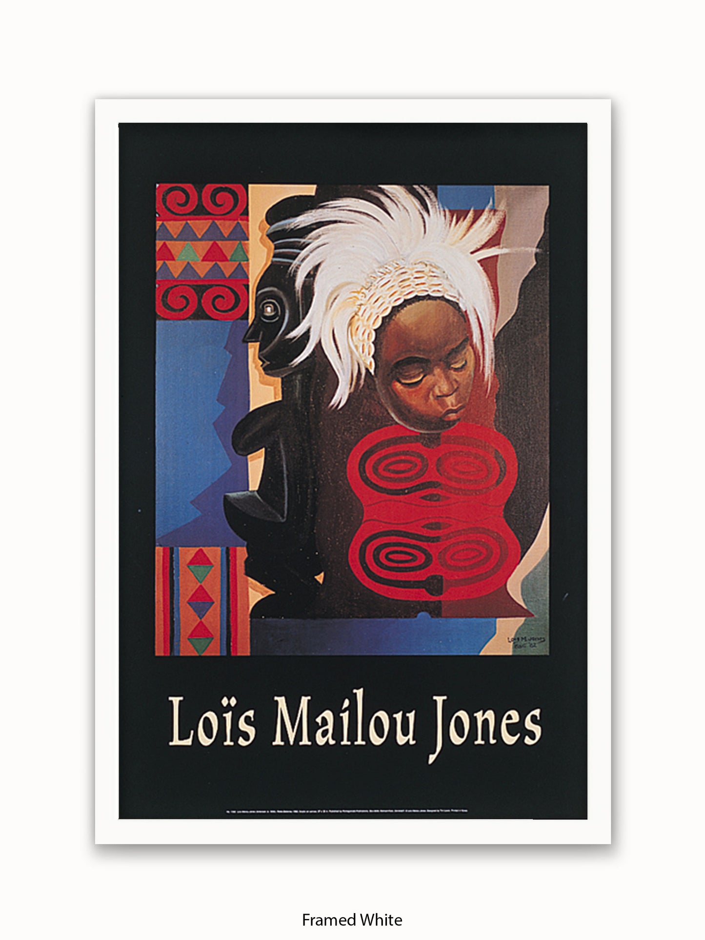 Lois Mailou Jones Petite Ballerina African Mask Poster