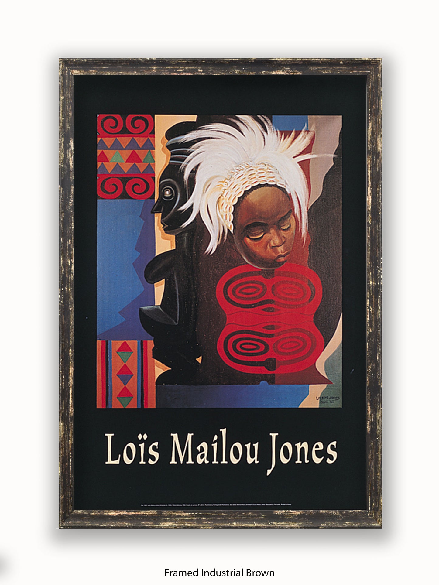 Lois Mailou Jones Petite Ballerina African Mask Poster