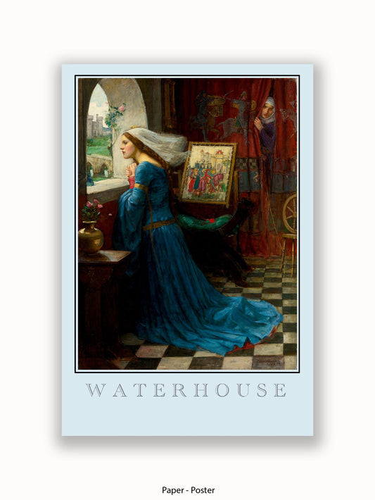 John William Waterhouse Fair Rosamund 1917 Poster