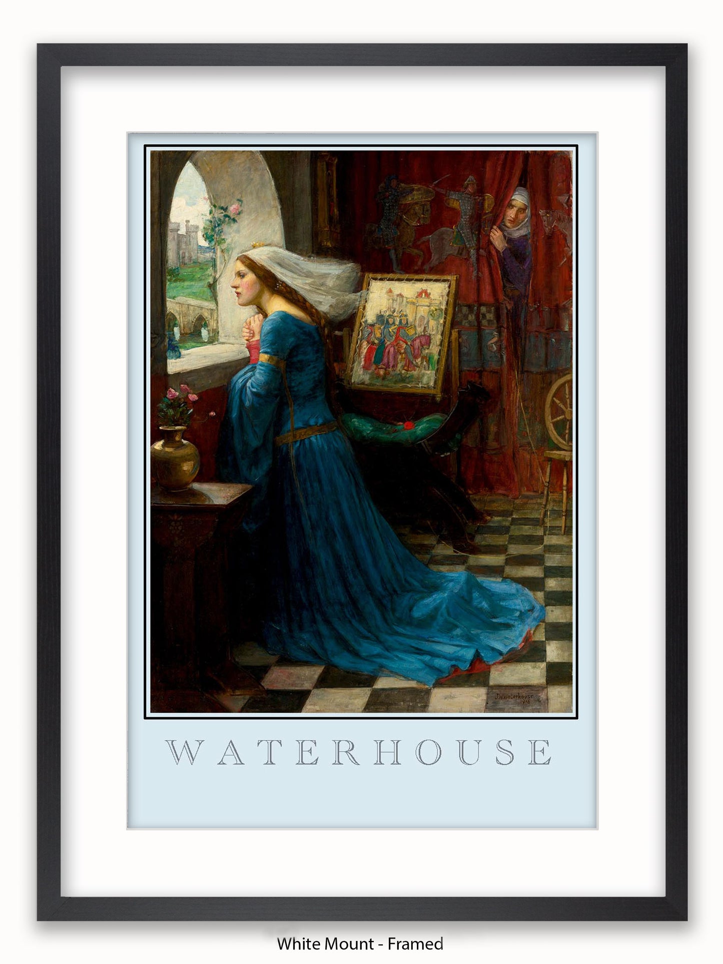 John William Waterhouse Fair Rosamund 1917 Poster