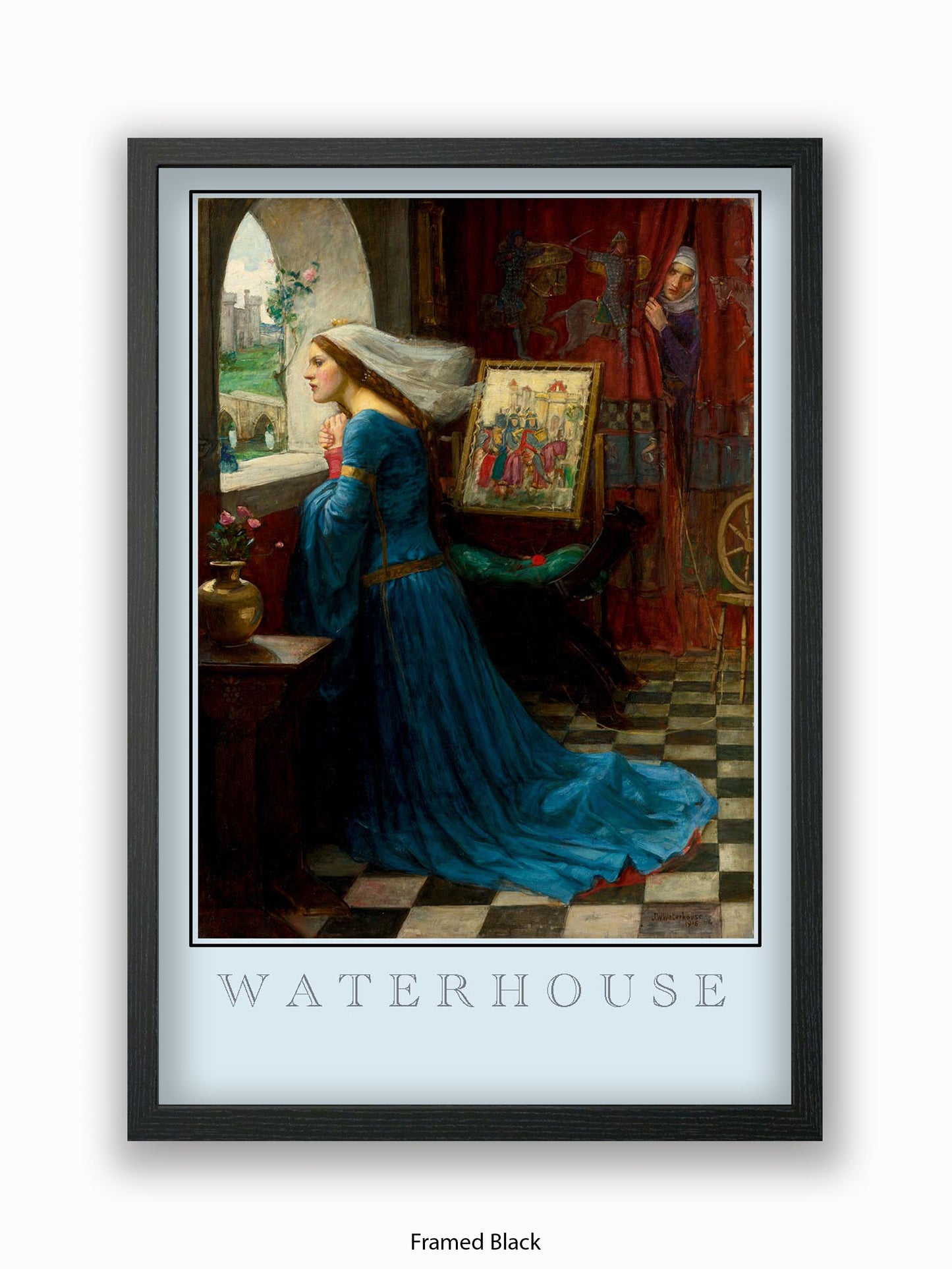 John William Waterhouse Fair Rosamund 1917 Poster