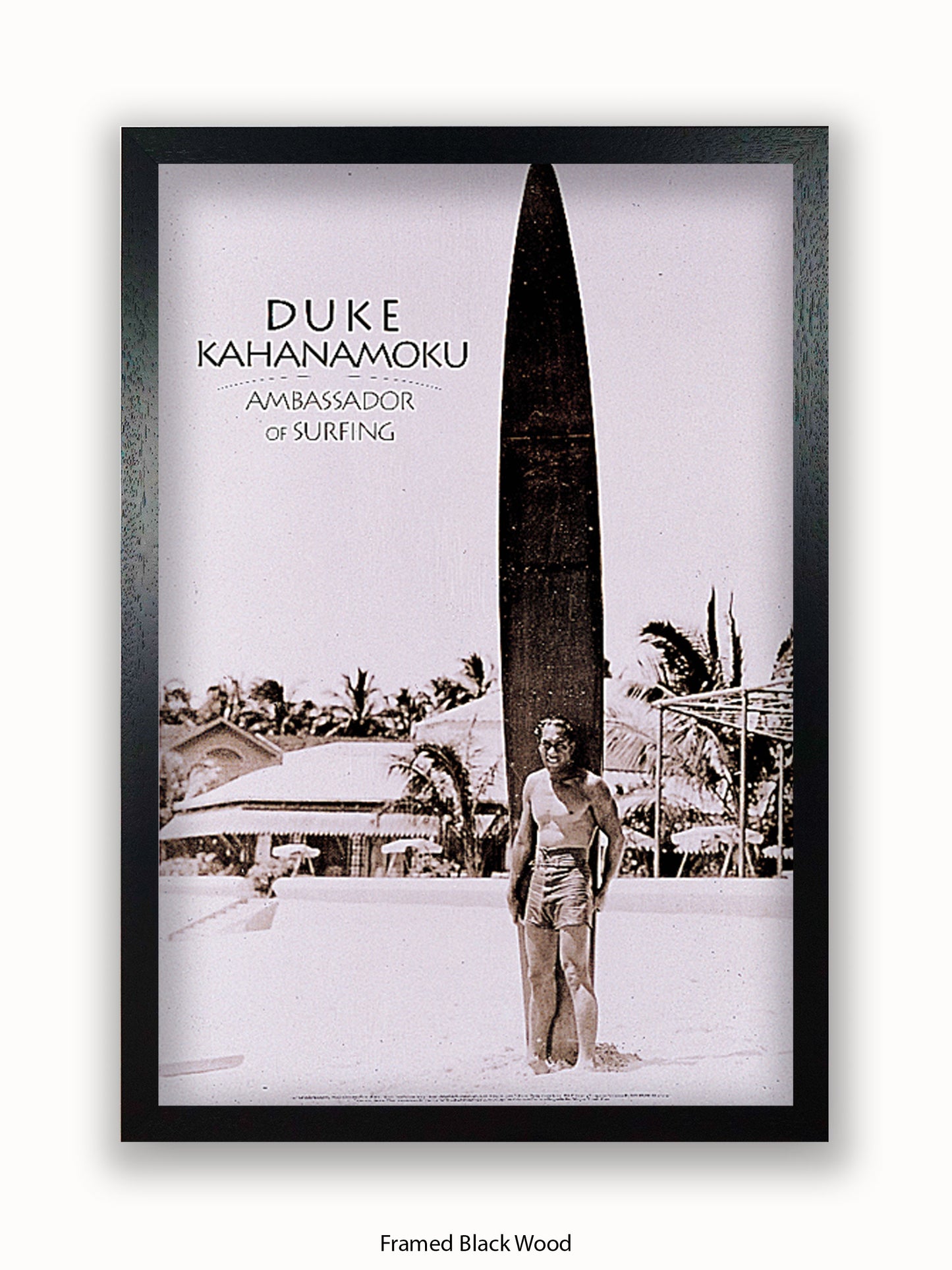 Duke Kahanamoku Ambassador Of Surfing Poster
