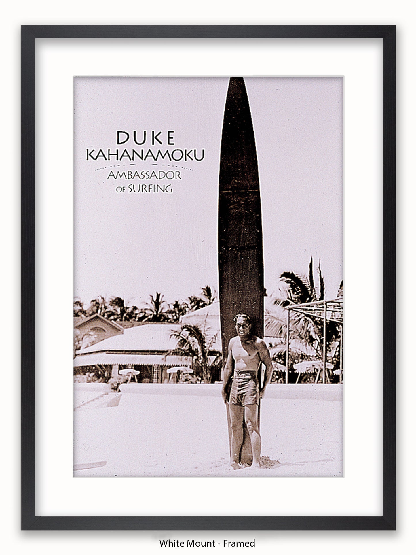 Duke Kahanamoku Ambassador Of Surfing Poster