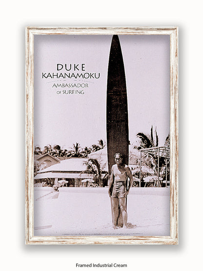 Duke Kahanamoku Ambassador Of Surfing Poster