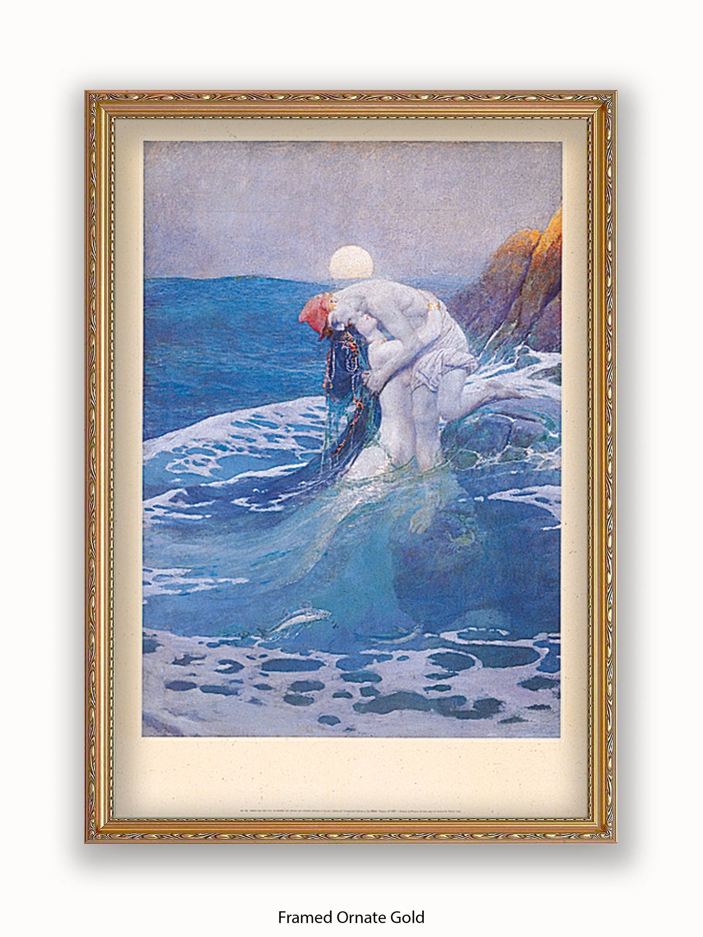 Howard Pyle The Mermaid 1910 Poster