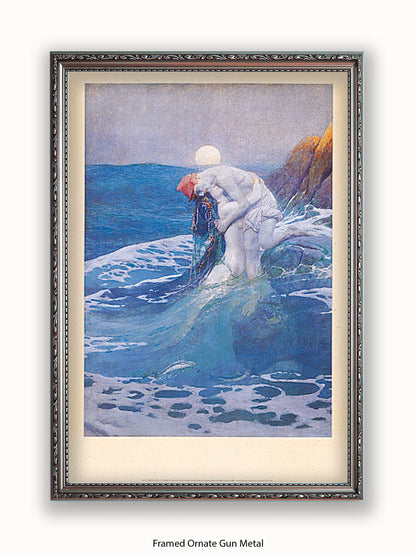 Howard Pyle The Mermaid 1910 Poster