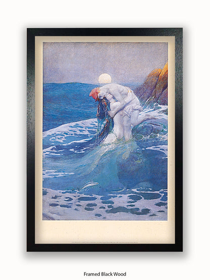 Howard Pyle The Mermaid 1910 Poster