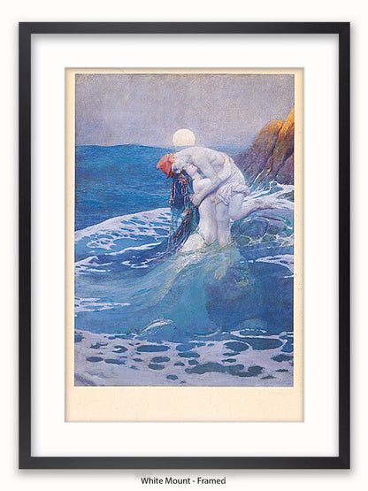 Howard Pyle The Mermaid 1910 Poster