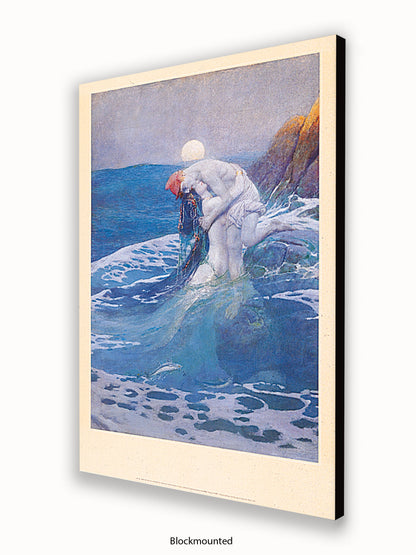 Howard Pyle The Mermaid 1910 Poster