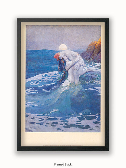 Howard Pyle The Mermaid 1910 Poster