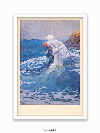 Howard Pyle The Mermaid 1910 Poster