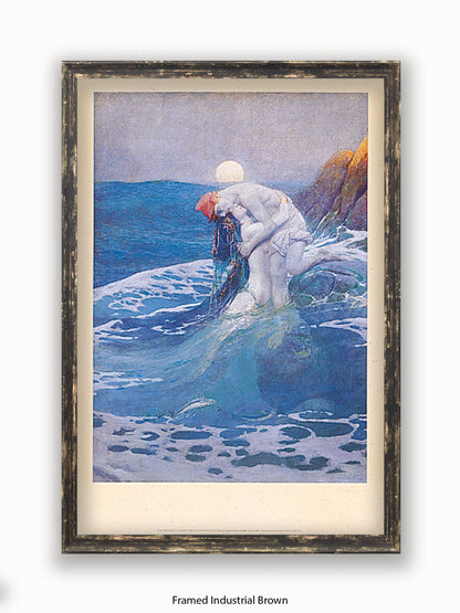 Howard Pyle The Mermaid 1910 Poster