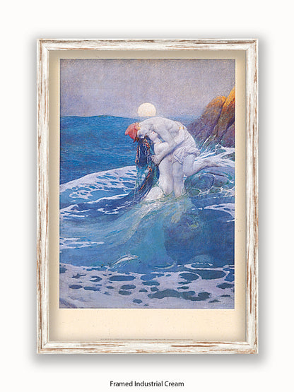 Howard Pyle The Mermaid 1910 Poster