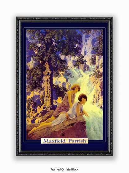 Maxfield Parish Waterfall 1930 Poster