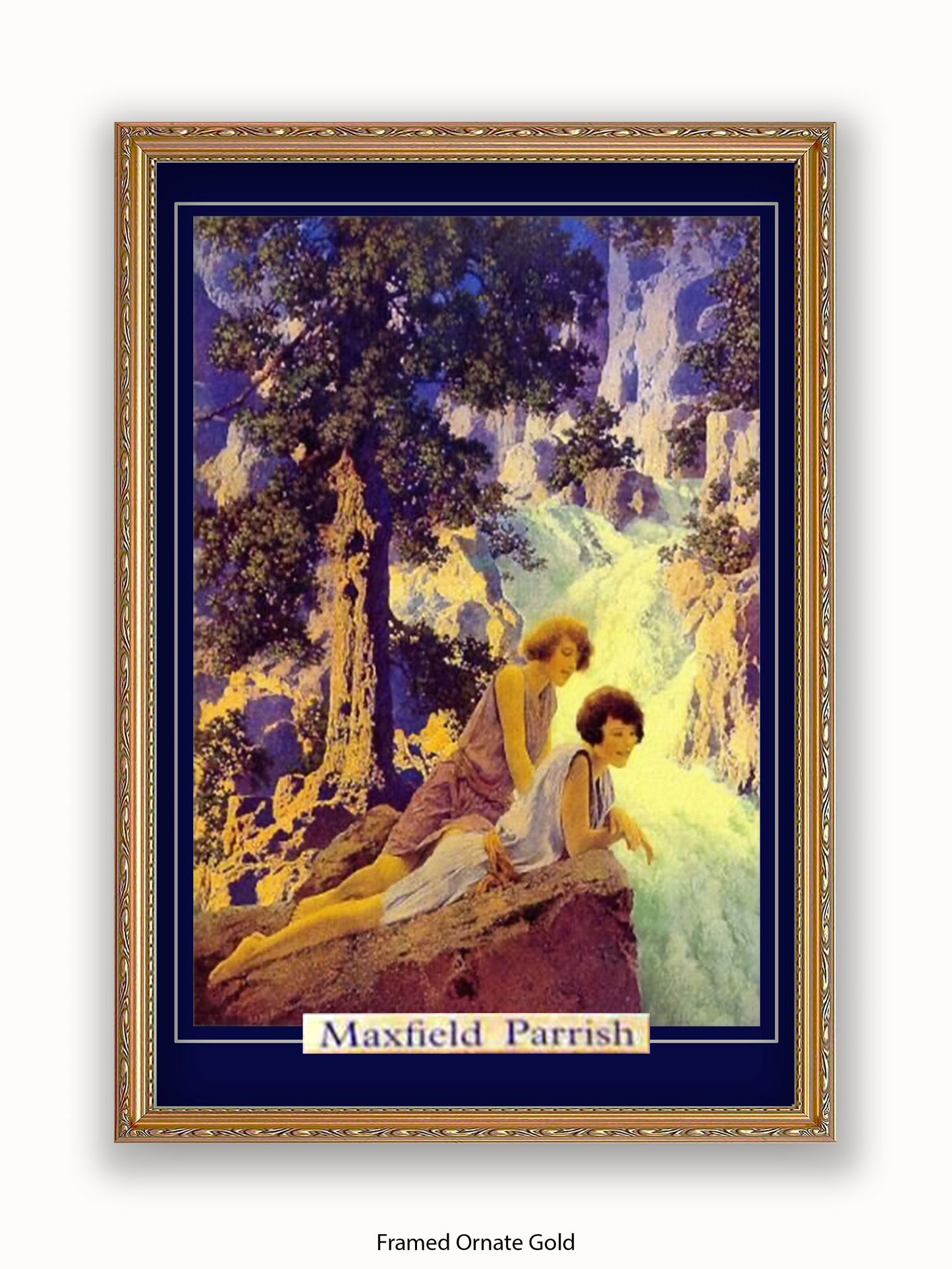 Maxfield Parish Waterfall 1930 Poster