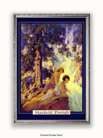 Maxfield Parish Waterfall 1930 Poster