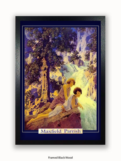 Maxfield Parish Waterfall 1930 Poster