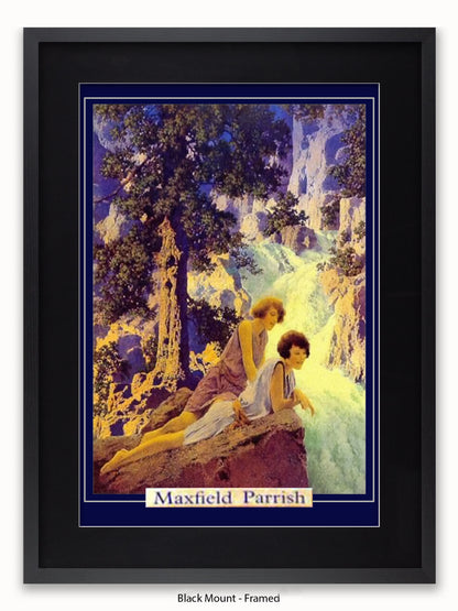 Maxfield Parish Waterfall 1930 Poster
