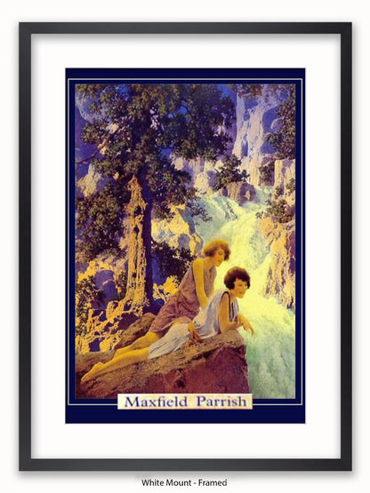 Maxfield Parish Waterfall 1930 Poster