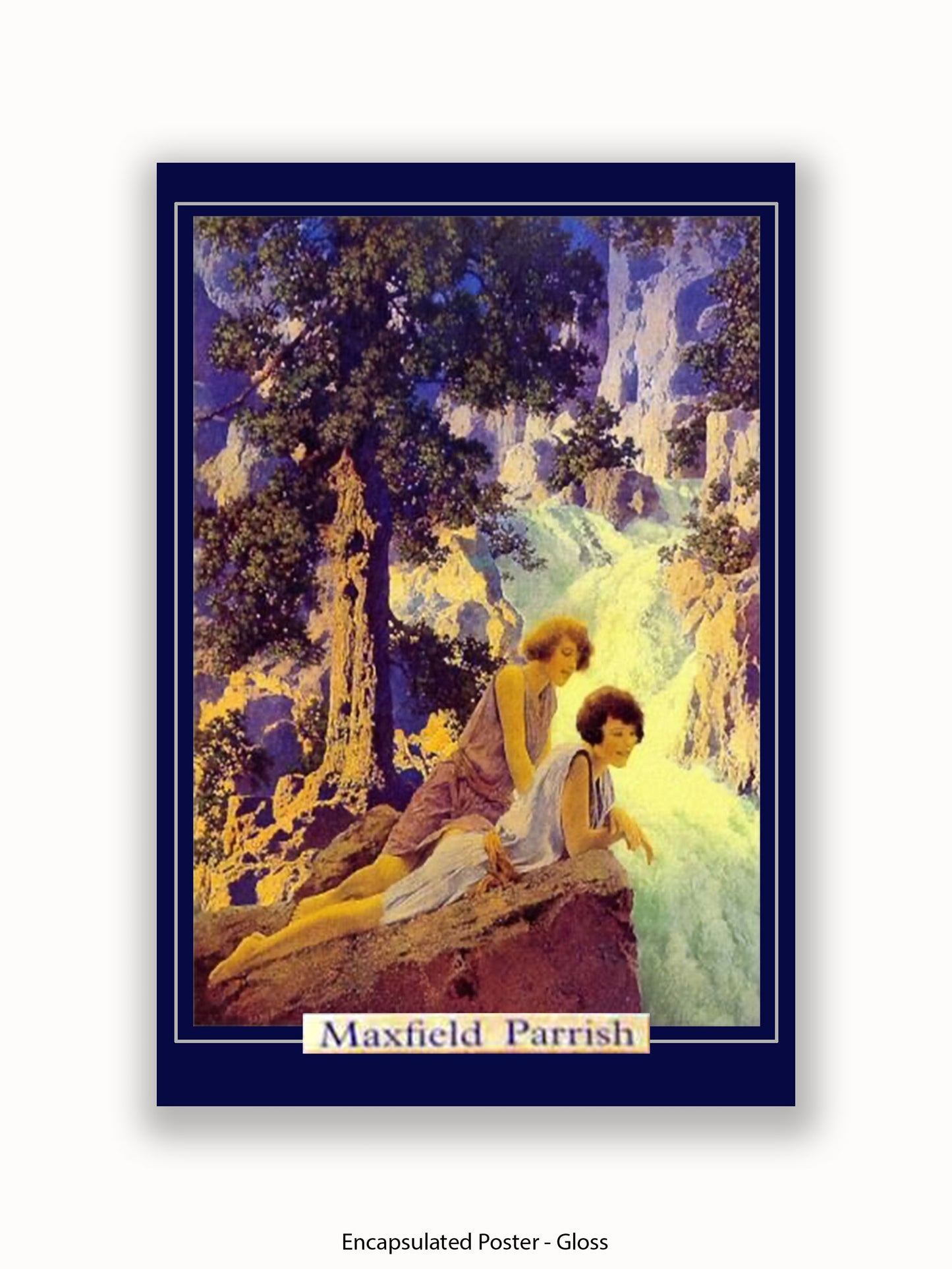Maxfield Parish Waterfall 1930 Poster
