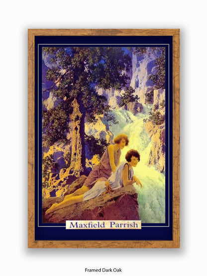 Maxfield Parish Waterfall 1930 Poster