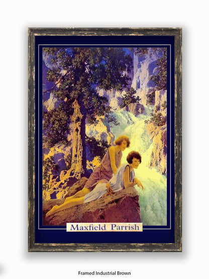 Maxfield Parish Waterfall 1930 Poster