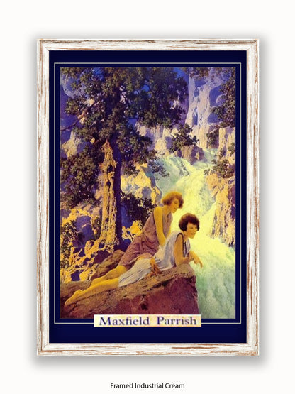 Maxfield Parish Waterfall 1930 Poster