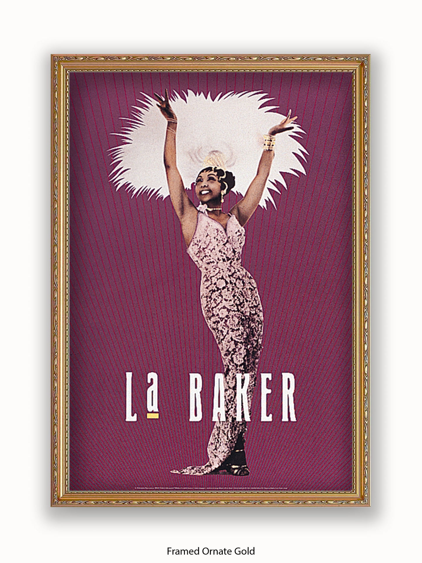 La  Baker  American  Singer Poster