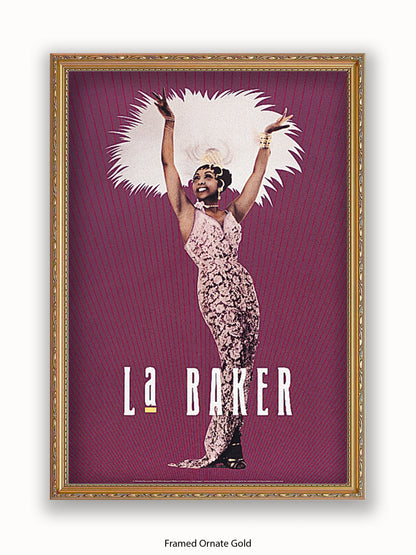 La  Baker  American  Singer Poster